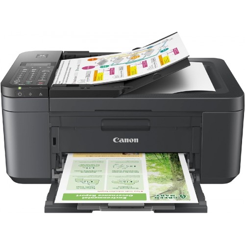 ΠΟΛΥΜΗΧΑΝΗΜΑ INKJET CANON PIXMA TR4755I (5074C036) BLACK WI-FI/ADF/FAX
